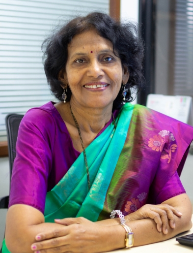 Potrait of Mrs. Tanuja Indi, Managing Director, IndiTech Valves Pvt. Ltd.